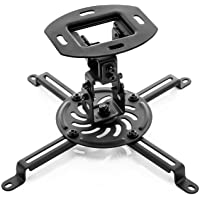Los mejores  - deleyCON Soporte Universal para Proyector Montaje del Proyector en el Techo Inclinable +-15° Giro de 360° hasta 13-5Kg…